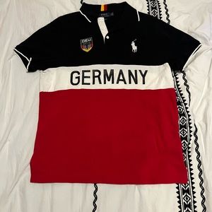Ralph Lauren Germany Polo Shirt (L) (Custom Slim Fit)